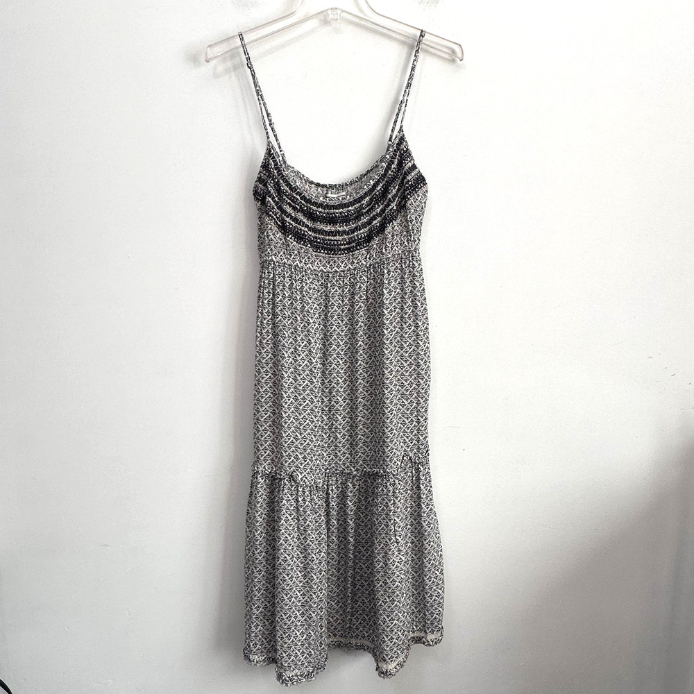 American Eagle Slip Dress S Tiered Summer Sundress Festival Casual Boho Tank